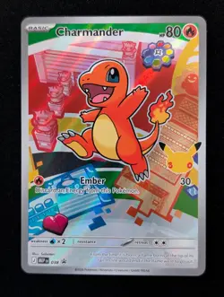 Charmander - 038 ME: Mega Evolution Promo Pokemon NM Holo - Image 1