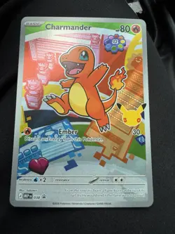 Charmander 038 - Holo P ME: Mega Evolution Promo Pokemon NM - Image 1