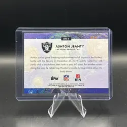 2025 Topps Chrome Cosmic - Stars In The Night Ashton Jeanty Rookie RC Raiders - Image 2