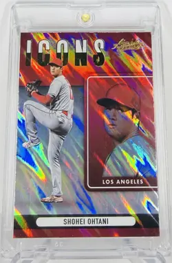 Shohei Ohtani RARE REFRACTOR INVESTMENT CARD Rookie Of The Year MVP ANGELS Mint - Image 1