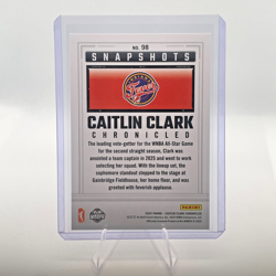 Caitlin Clark 2025 Panini Chronicled WNBA All-Star Team Captain #98 Indy Fever - Image 2