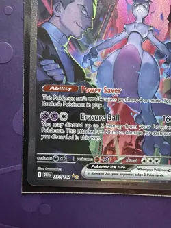 The Pokemon Company Team Rocket's Mewtwo ex 231/182 SV10 SIR Holo EN 280 - Image 5