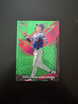 2026 Topps Finest Pete Crow-Armstrong Green Rare /99 Cubs - Image 1