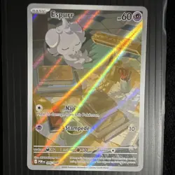 Pokemon TCG Espurr Illustration Rare Full Art Holo SV05 Temporal Forces 095/088 - Image 1