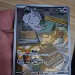 Pokemon Espurr POR 095/088 60HP Full Art Holo Basic Psychic Card 2026 - Image 3