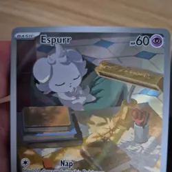 Pokemon Espurr POR 095/088 60HP Full Art Holo Basic Psychic Card 2026 - Image 4