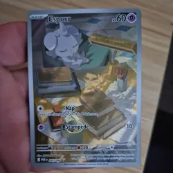 Pokemon Espurr POR 095/088 60HP Full Art Holo Basic Psychic Card 2026 - Image 5