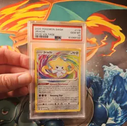 Pokemon Card PSA 10 SWSH Vivid Voltage Jirachi Holo Amazing Rare 119/185 TCG - Image 3