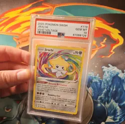 Pokemon Card PSA 10 SWSH Vivid Voltage Jirachi Holo Amazing Rare 119/185 TCG - Image 5