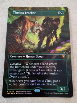 Tireless Tracker - #26 Foil (Borderless) Special Guests - Mtg - Image 1