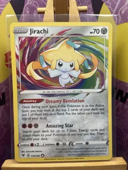 Pokemon TCG Jirachi Vivid Voltage Holo Card 119/185 Amazing Rare - Image 1
