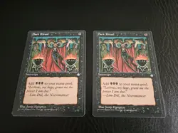 MTG Dark Ritual x2 - Ice Age - Lightly Played - Image 1
