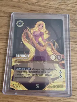 Disney Lorcana Rapunzel Gifted with Healing 4/C1 Promo - Non Foil Near Mint - Image 1