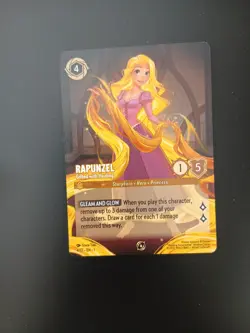 Disney Lorcana Rapunzel Gifted with Healing 4/C1 Promo - Non Foil Near Mint - Image 1