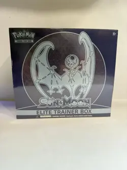 New Sealed Pokemon TCG Sun and Moon Base Elite Trainer Box ETB - Lunala - Image 1