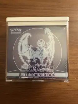 New Sealed Pokemon TCG Sun and Moon Base Elite Trainer Box ETB - Lunala - Image 1