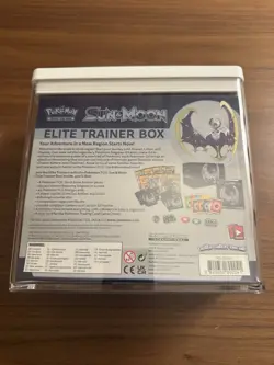 New Sealed Pokemon TCG Sun and Moon Base Elite Trainer Box ETB - Lunala - Image 2