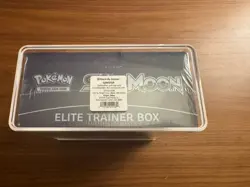 New Sealed Pokemon TCG Sun and Moon Base Elite Trainer Box ETB - Lunala - Image 5