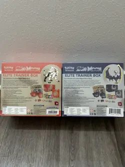 Pokemon TCG Lunala / Solgaleo Sun & Moon Base Elite Trainer Box (2x Lot) SEALED - Image 2