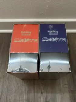 Pokemon TCG Lunala / Solgaleo Sun & Moon Base Elite Trainer Box (2x Lot) SEALED - Image 4