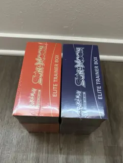 Pokemon TCG Lunala / Solgaleo Sun & Moon Base Elite Trainer Box (2x Lot) SEALED - Image 5