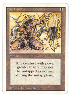Meekstone -- MTG (SP Quality) - Revised Edition - See scans!! - Image 1