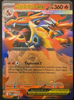 Mega Charizard Y ex 030 Holo Promo ME: Mega Evolution Promo Pokemon Near Mint - Image 2