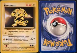 Electabuzz 20/102 Rare Base Set Unlimited Pokemon LP/MP - Image 1