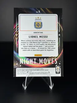 2025 Donruss - Lionel Messi Argentina #5 Road to World Cup Night Moves Case Hit - Image 2