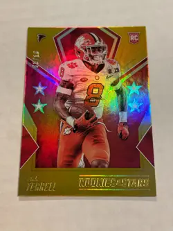 2020 PANINI ROOKIES & STARS AJ TERRELL 5/10 GOLD FOIL ROOKIE FALCONS SP JQ1 - Image 1