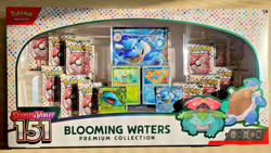 Pokemon TCG Scarlet & Violet 151 Blooming Waters Premium Collection Box Sealed - Image 1
