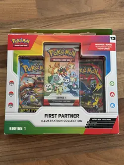 Pokemon TCG First Partner Illustration Collection Series 1 New Factory Sealed - Image 1