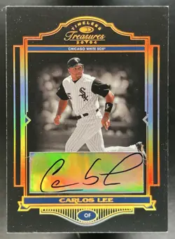 Carlos Lee /10 Auto 2004 Donruss Timeless Treasures Signature Bronze #73 - Image 1