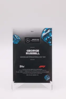 George Russell Ace Of Trades Black Refractor 10/10 SCA-1 2025 Topps Chrome F1 - Image 2