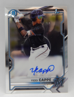 2021 Bowman Chrome Baseball - 1st Bowman Auto #CPA-YC Marlins - YIDDI CAPPE - Image 1