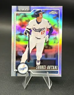 2026 Topps Chrome Shohei Ohtani Base Refractor Los Angeles Dodgers #1 - Image 1