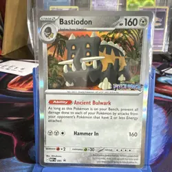 Bastiodon MEP 085 Prerelease Stamped Promo - Pokemon TCG: Pitch Black - NM - Image 1