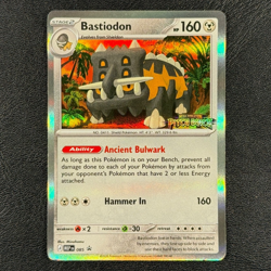 Bastiodon MEP 085 - Prerelease Stamped Promo - Pitch Black - Pokemon TCG - NM/LP - Image 1