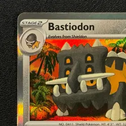 Bastiodon MEP 085 - Prerelease Stamped Promo - Pitch Black - Pokemon TCG - NM/LP - Image 3