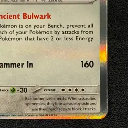 Bastiodon MEP 085 - Prerelease Stamped Promo - Pitch Black - Pokemon TCG - NM/LP - Image 5