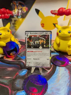 Bastiodon MEP 085 Prerelease Stamped Promo - Pokemon TCG: Pitch Black - NM - Image 1