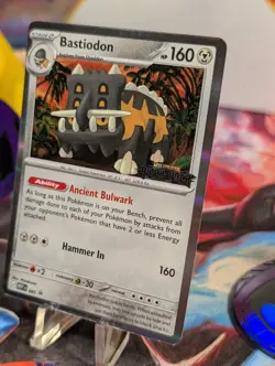 Bastiodon MEP 085 Prerelease Stamped Promo - Pokemon TCG: Pitch Black - NM - Image 4