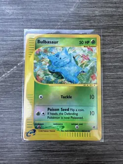 Pokemon TCG Bulbasaur 94/165 Expedition 2002 Reverse Holo E-Reader LP - Image 1