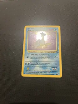 Lapras 10/62 | Base Set Fossil | Holo Pokemon Card LP - Image 2