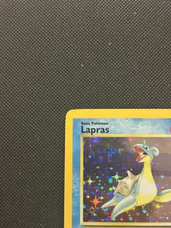 Lapras 10/62 | Base Set Fossil | Holo Pokemon Card LP - Image 3