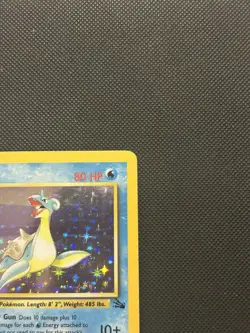 Lapras 10/62 | Base Set Fossil | Holo Pokemon Card LP - Image 4