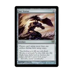 WOTC MtG Champions of Kamigawa Imi Statue (R) (Foil) EX - Image 1
