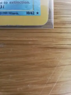 Vintage Pokemon Fossil LAPRAS No. 10/62 HOLO Card - EX - Image 3