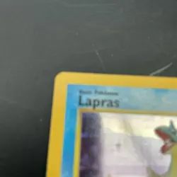 RARE Pokemon Card Original 1999 Lapras Fossil Holo NM 10/62 - Image 5