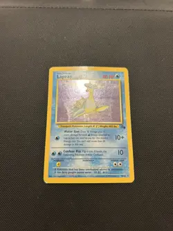 Lapras 10/62 | Base Set Fossil | Holo Pokemon Card HP - Image 2